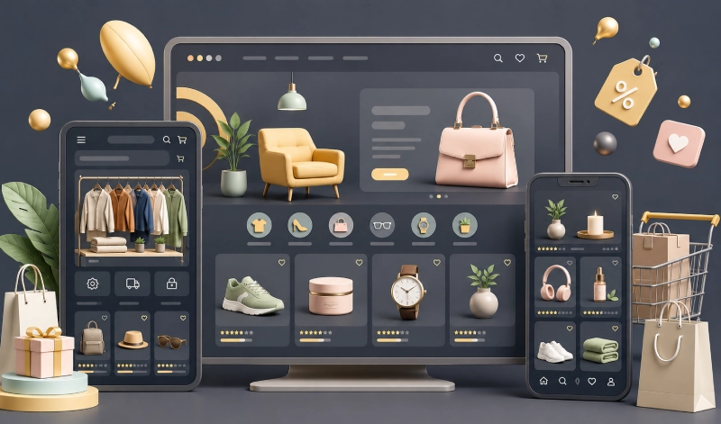 Online store interface preview