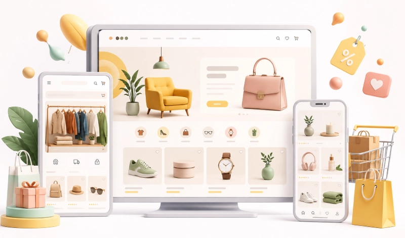 Online store interface preview